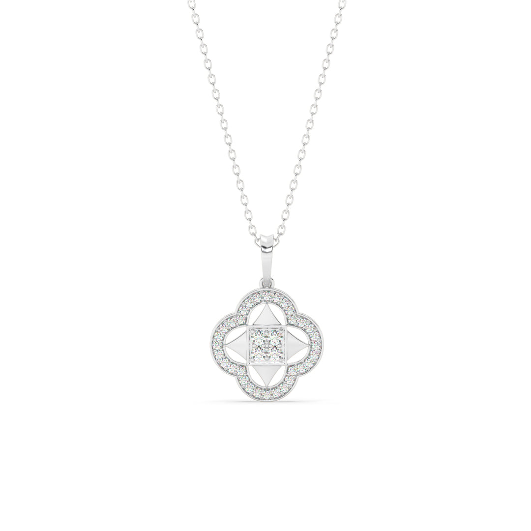 Lab Grown Diamond Apex Pendant by Stefee Jewels