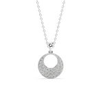 Load image into Gallery viewer, Pure Essence Lab Grown Diamond  Pendant Set by Stefee Jewels
