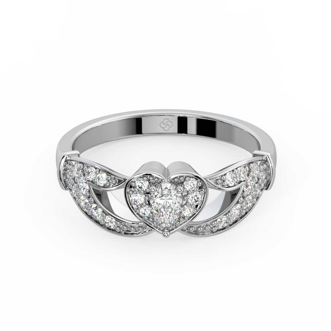 The Crown Lab Grown Diamond Wedding Ring by Stefee Jewels