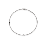 Load image into Gallery viewer, Bezel Set 3  Lab Grown Diamond Bracelet by Stefee