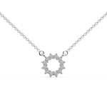 Load image into Gallery viewer, Open Circle Lab Grown Diamond Pendant Small by Stefee