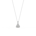 Load image into Gallery viewer, Triangle Fiesta lab Grown Diamond  Pendant Set by Stefee Jewels
