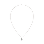 Load image into Gallery viewer, Radiant Connection Lab Grown Diamond  Pendant Set by Stefee Jewels
