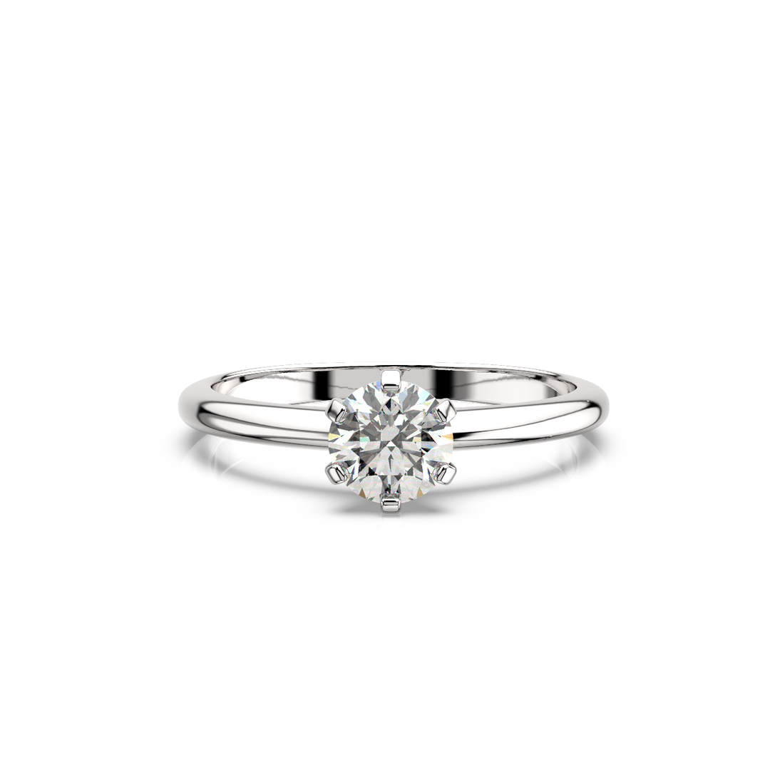 Solitaire 0.75 ct. Engagement Lab Grown Diamond Ring by Stefee Jewels