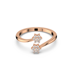 Load image into Gallery viewer, Curled Flower Lab Grown Diamond Ring by Stefee Jewels
