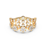 Load image into Gallery viewer, The Crown  Lab Grown Diamond   Ring by Stefee Jewels
