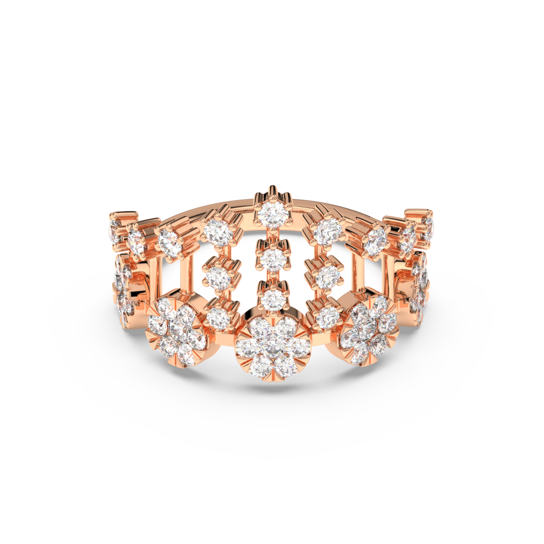 The Crown  Lab Grown Diamond   Ring by Stefee Jewels