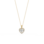 Load image into Gallery viewer, Loving Heart Lab Grown Diamond  Pendant Set by Stefee Jewels
