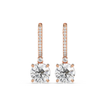 Load image into Gallery viewer, Classic  Lab Grown Diamond  Dangles By Stefee Jewels
