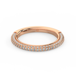 Load image into Gallery viewer, Embellished Lace Band Lab Grown - Engagement Diamond Ring by Stefee Jewels
