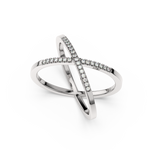 Load image into Gallery viewer, Signum Cross Lab Grown Diamond Ring by Stefee Jewels