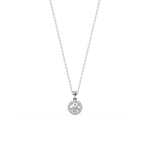 Load image into Gallery viewer, Gleaming Stone Lab Grown Diamond  Pendant Set by Stefee Jewels
