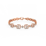 Load image into Gallery viewer, Twinkling Hearts Lab Grown Diamond Bracelet by Stefee jewels