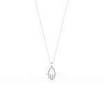 Load image into Gallery viewer, Hamsa Lab Grown Diamond Pendant by Stefee
