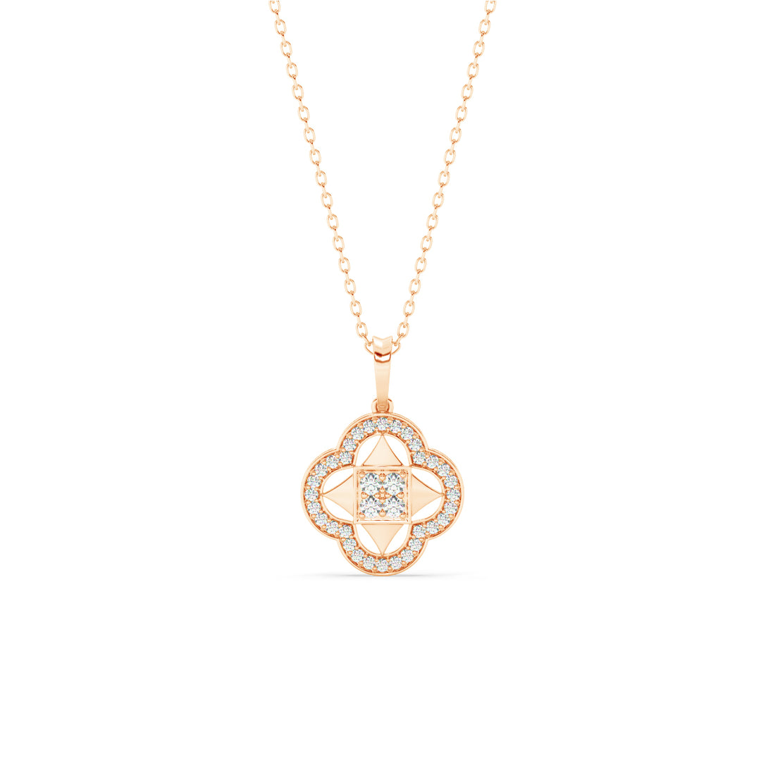 Lab Grown Diamond Apex Pendant by Stefee Jewels