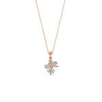 Load image into Gallery viewer, Graceful Contours  Lab Grown Diamond  Pendant Set by Stefee Jewels
