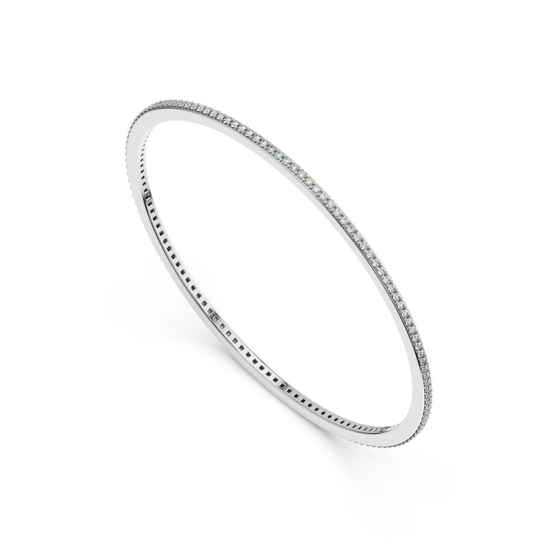 Metro bangle with Lab Grown Diamonds - Small by Stefee