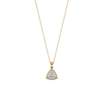 Load image into Gallery viewer, Triangle Fiesta lab Grown Diamond  Pendant Set by Stefee Jewels