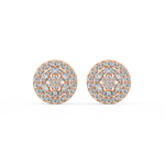 Load image into Gallery viewer, Glitzy Floral Lab Grown Diamond  Pendant Set by Stefee Jewels