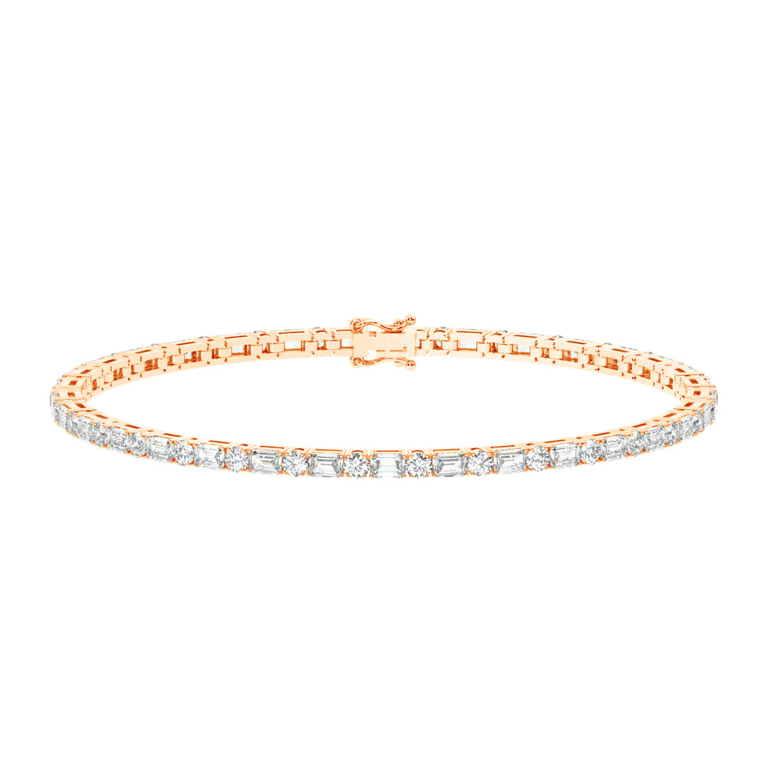 Geometric Lab Grown Diamond Bracelet for every occasion  by Stefee Jewels