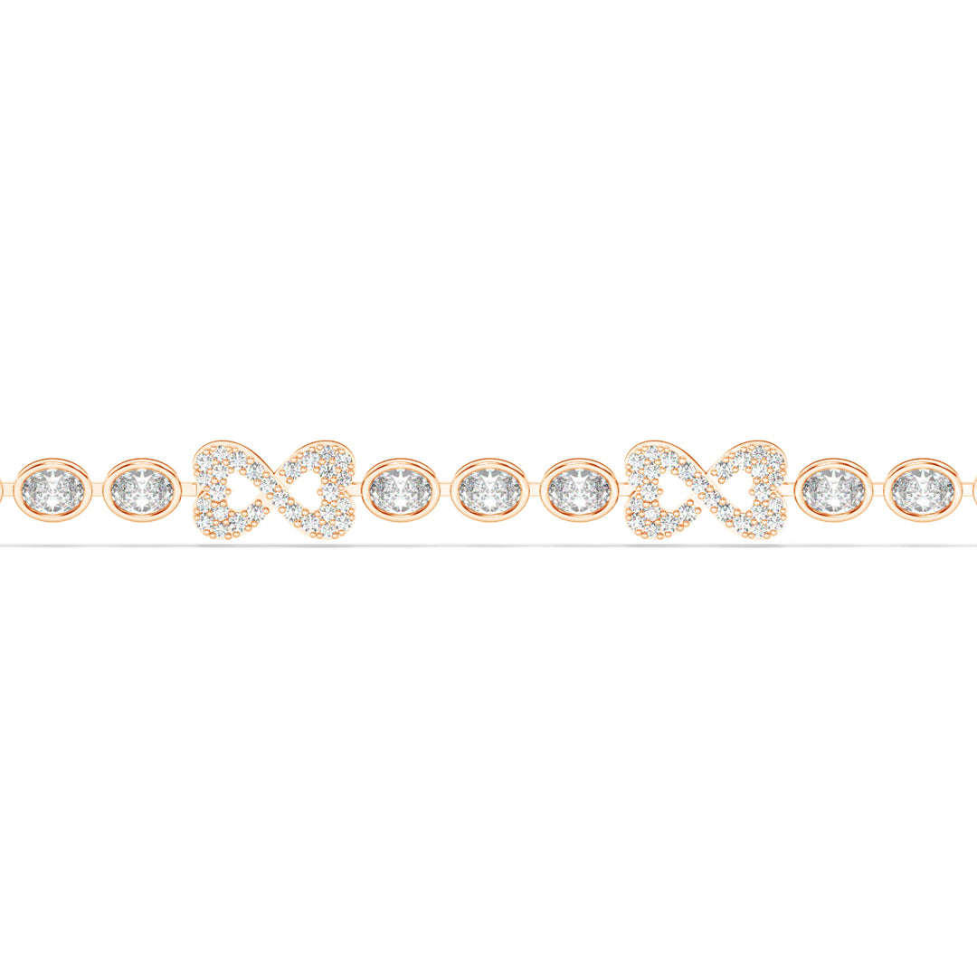 Exquisite Lab Grown Diamond Bracelet by Stefee Jewels