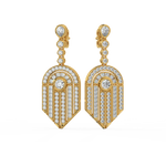 Load image into Gallery viewer, Brilliant Blossoms Lab Grown Diamond Drop Earrings by Stefee Jewels
