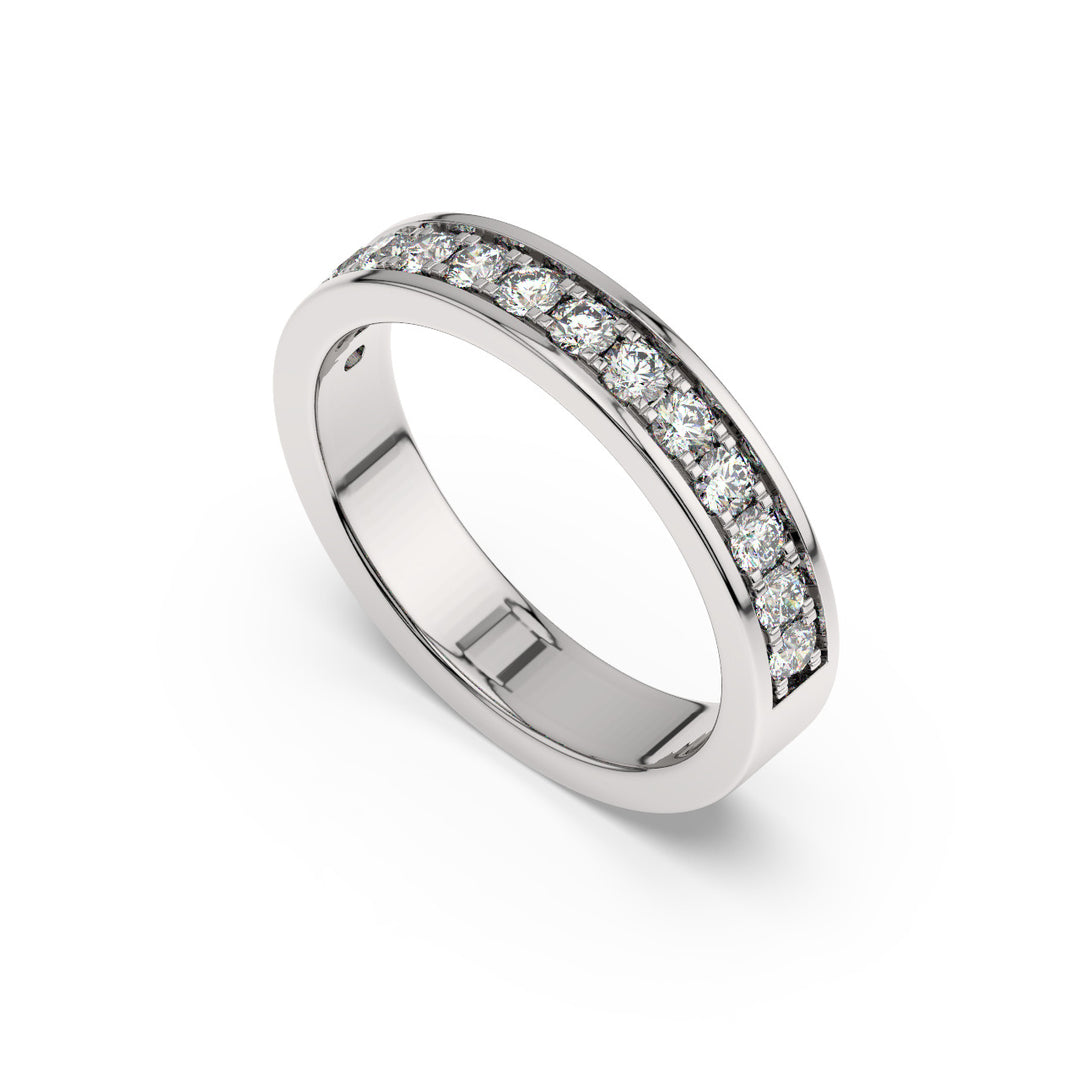 Trailing Lab Grown Diamond Band Ring by Stefee