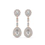 Load image into Gallery viewer, Classic Round  Lab Grown Diamond Ear Studs By Stefee Jewels
