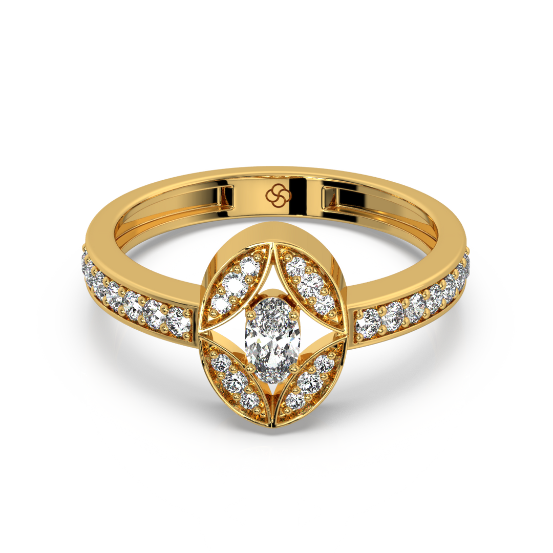 Delicate Lab Grown Diamond Band Ring by Stefee Jewels