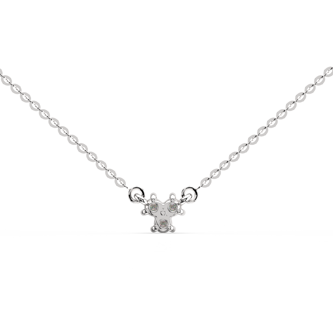 Mixed Cluster Lab Grown Diamond Pendant by Stefee