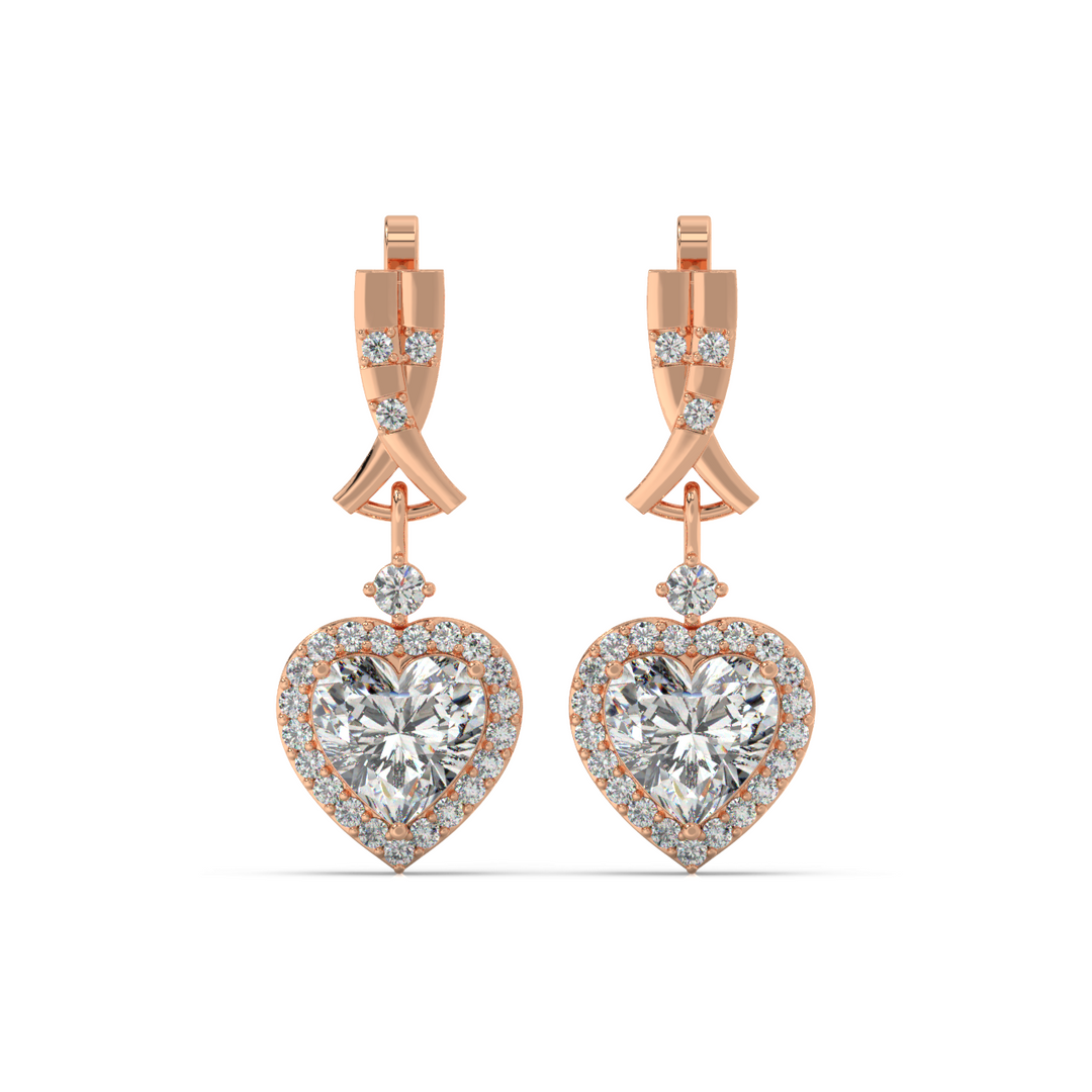 Timeless Treasures Lab Grown Diamond Drop Earrings by Stefee Jewels