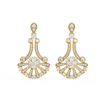 Load image into Gallery viewer, Lustrous Swing Lab Grown Diamond Drop Earrings by Stefee Jewels
