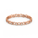 Load image into Gallery viewer, Bold Interlink Lab Grown Diamond Bracelet by Stefee Jewels