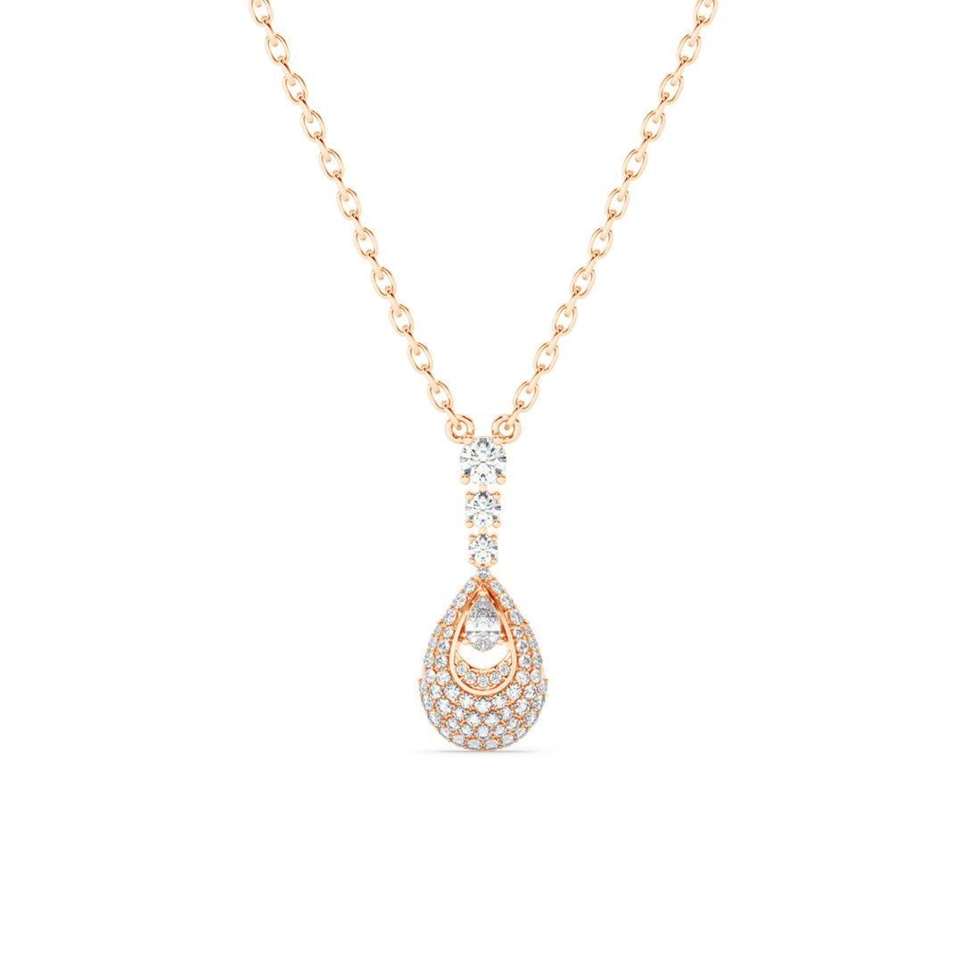 Queenly-Studden  Lab Grown Diamond  Pendant by Stefee Jewels