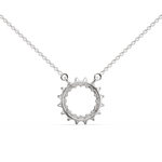 Load image into Gallery viewer, Open Circle Lab Grown Diamond Pendant Large by Stefee