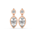 Load image into Gallery viewer, The Leafy  Lab Grown Diamond Earrings By Stefee Jewels
