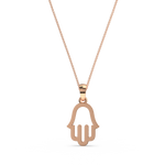 Load image into Gallery viewer, Hamsa Lab Grown Diamond Pendant by Stefee