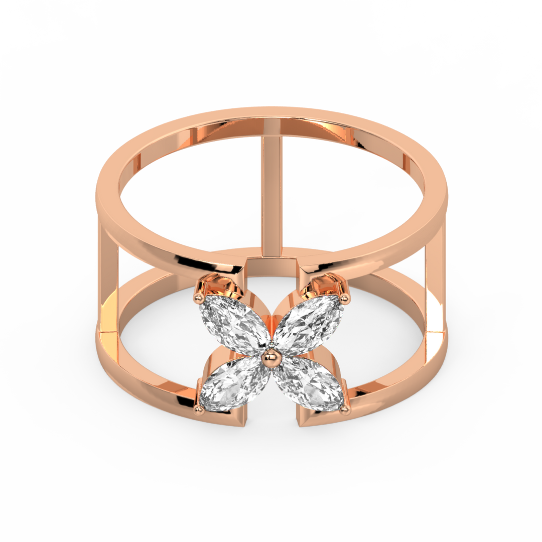 Blush Miracle Lab Grown Diamond Ring by Stefee Jewels