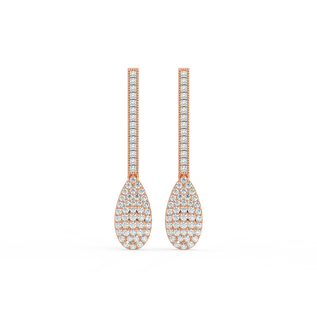 Diamond Dazzle Lab Grown Diamond Drop Earrings by Stefee Jewels