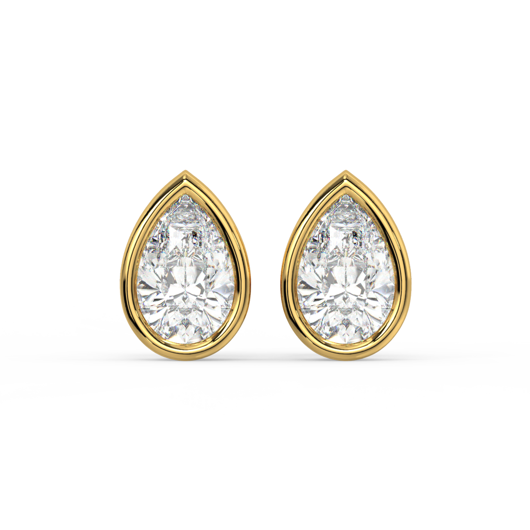 Timeless Twinkle Lab Grown Diamond Stud Earrings by Stefee Jewels