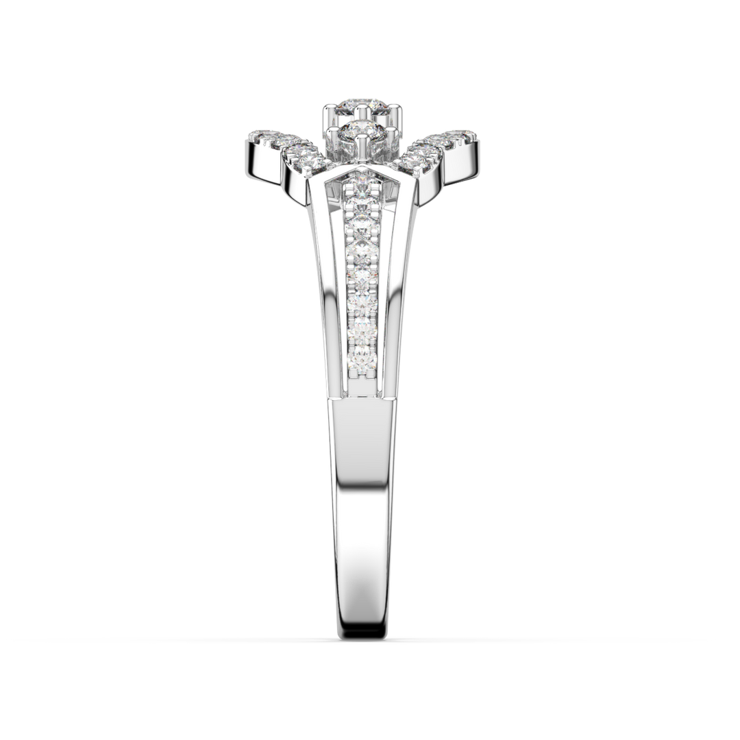 The Connected Stones Lab Grown Diamond   Ring by Stefee Jewels