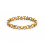 Load image into Gallery viewer, Bold Interlink Lab Grown Diamond Bracelet by Stefee Jewels