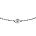 Load image into Gallery viewer, Bezel Set Lab Grown Diamond Bracelet by Stefee