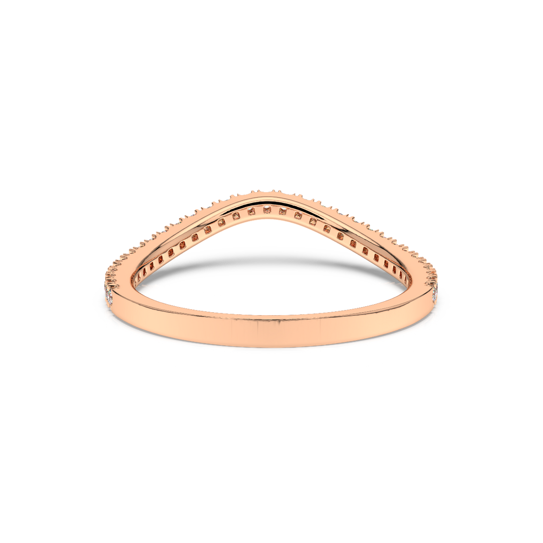Rippling Round Lab Grown Diamonds Ring  by Stefee