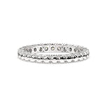 Load image into Gallery viewer, Small Petite Brilliant Round Band Lab Grown Diamond  Ring by Stefee Jewels