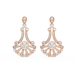 Load image into Gallery viewer, Lustrous Swing Lab Grown Diamond Drop Earrings by Stefee Jewels
