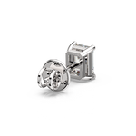 Load image into Gallery viewer, Solitaire Emerald Lab Grown Diamond Studs Earrings by Stefee