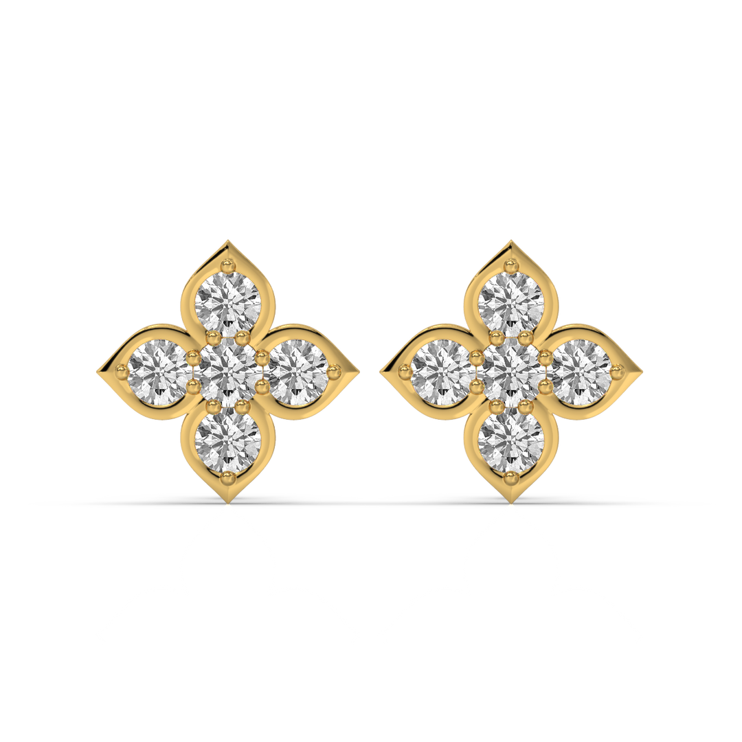 Divine Lab Grown Diamond Studs By Stefee Jewels