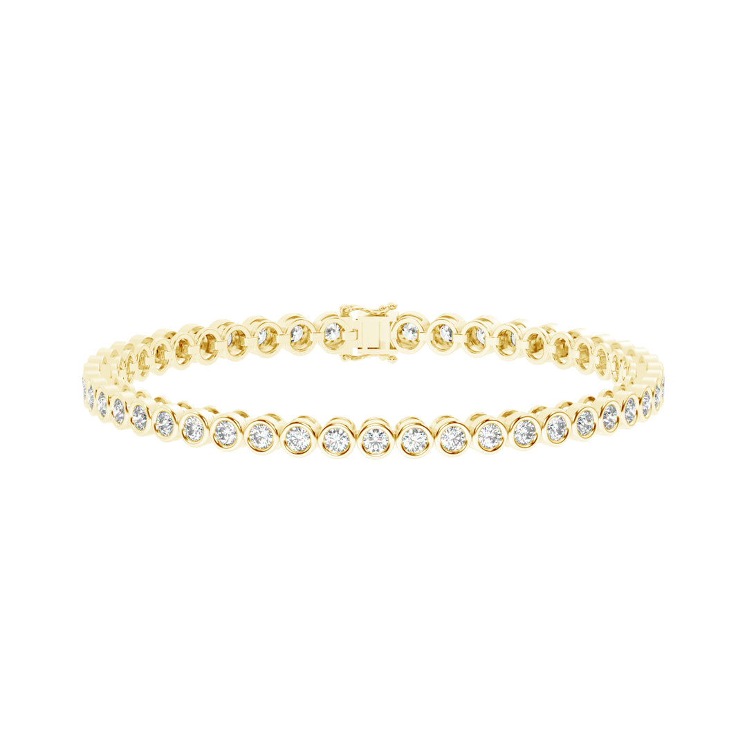 Minimalist Lab Grown Diamond Bracelet by Stefee Jewels