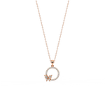 Load image into Gallery viewer, Heartful Flutter lab Grown Diamond  Pendant Set Set by Stefee Jewels